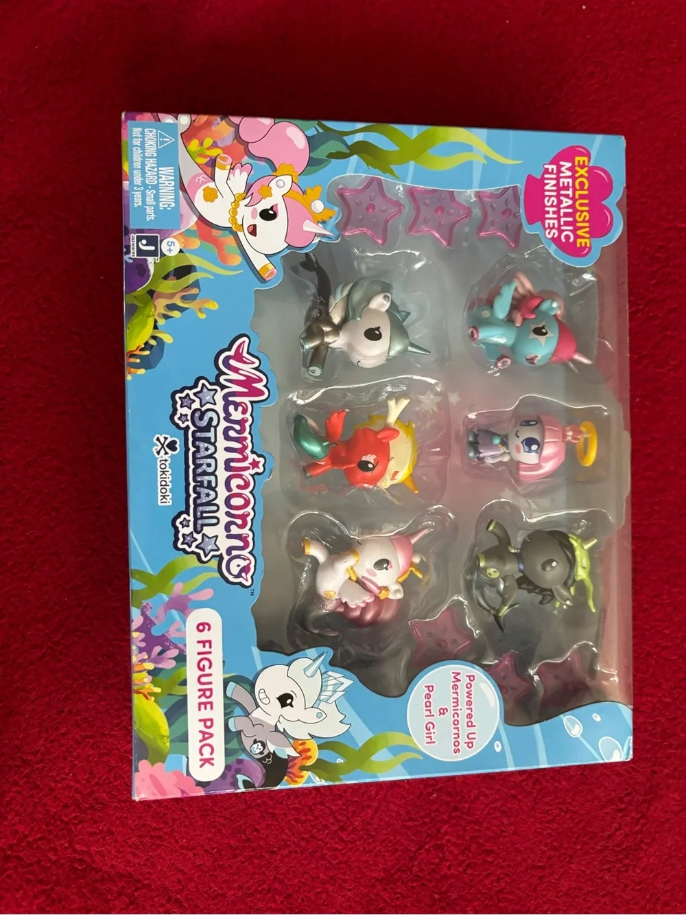 Mermicorn Starfall 6-Figure Pack — Multicolor Mermaid Unicorn Collectibles
